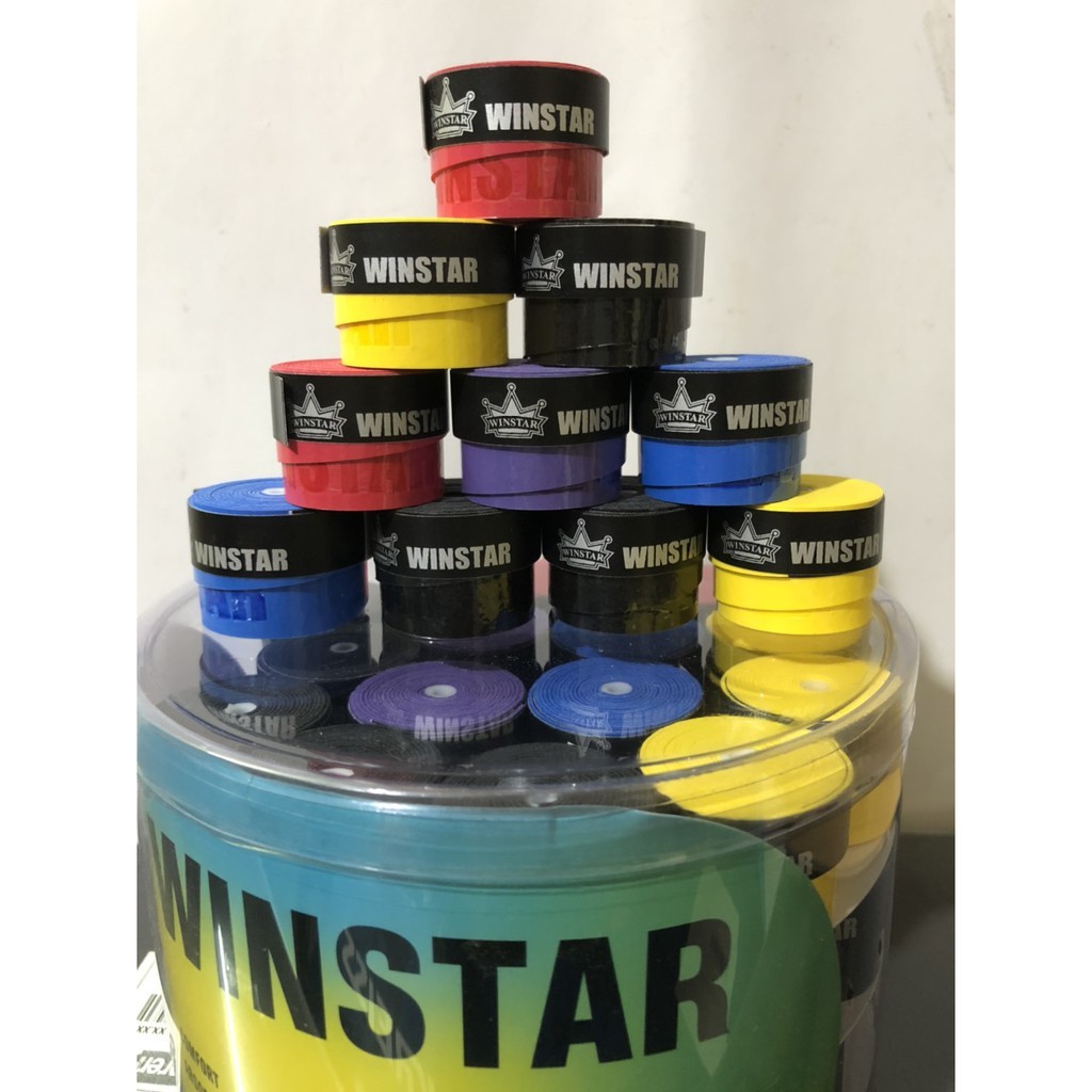 Combo5 Chiếc Quấn Cán Winstar VG002, Cuốn Cán Vợt Cầu Lông Chống Trơn (Giao Màu Ngẫu Nhiên)