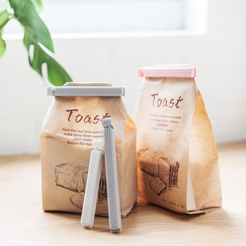 SET 2 Kẹp Miệng Túi Đầy Sắc Màu Bảo Quản Thực Phẩm Thức Ăn Tiện Lợi 88216