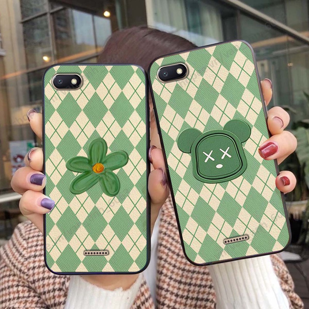 Ốp lưng Xiaomi Redmi 4A / 5A / 6A in hình hoa, gấu rich bear nghệ thuật, thời trang