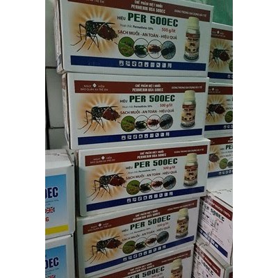 Thuốc xịt muỗi y tế Per 500ec 100ml diệt muỗi kiến gián nguyên liệu nhập khẩu chai nhôm