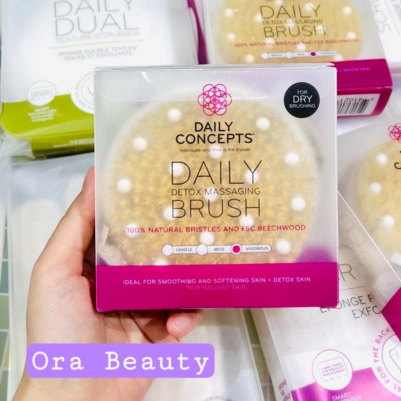 Bàn chải tắm Daily Concepts - Daily Detox Massage Brush