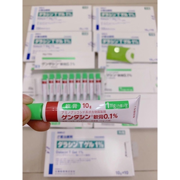 Gel giảm thâm sẹo Gentacin Nhật Bản 10gr giảm mụn bọc mụn mủ mụn thâm - Tái tạo da liền sẹo mờ sẹo 06