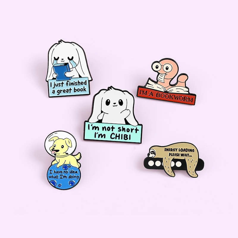 Ghim cài áo hình động vật hoạt hình dễ thương