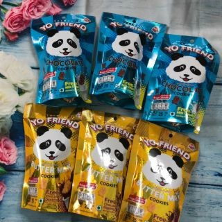 (1 gói 25 gr) Bánh gấu chấm kem YoFriend Thái Lan
