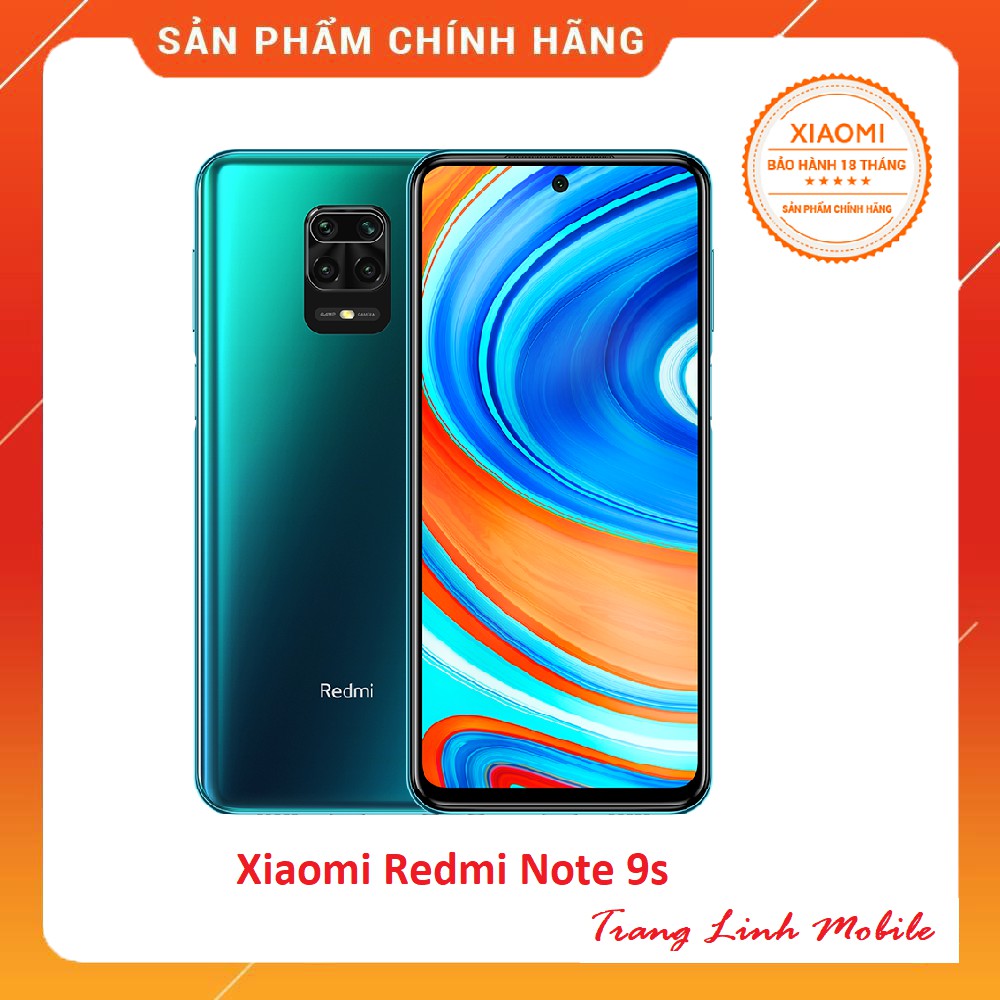Điện thoại Xiaomi Redmi Note 9S - Hàng Chính Hãng Phân Phối Digiworld Mới 100%