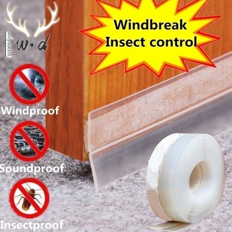 Cuộn dải dán niêm phong viền đáy cửa sổ cửa chính chống gió chống côn trùng cách nhiệt chống nước bằng cao su mùa hè