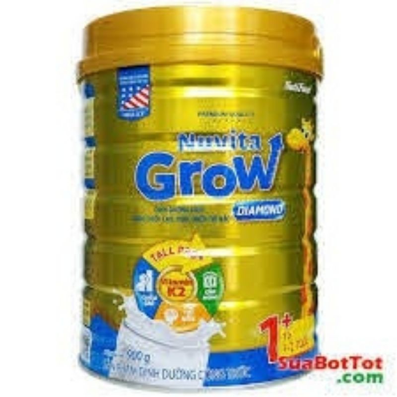 sữa bột nuvita grow diamond 1+ lon 400g