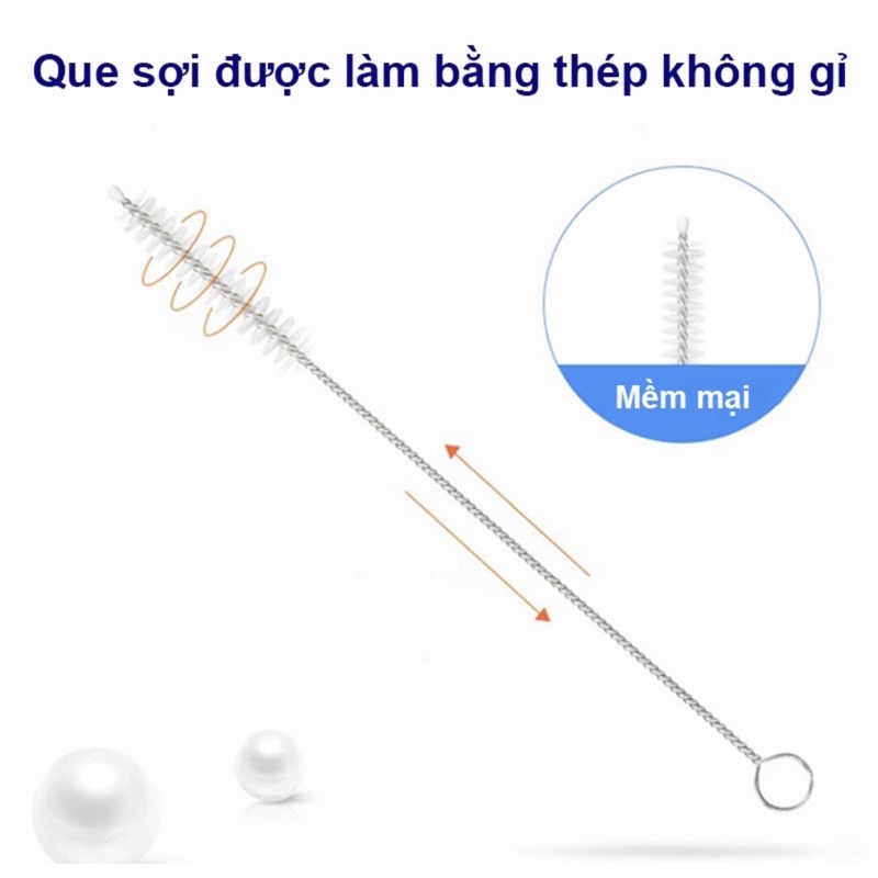 Dụng cụ rửa bình sữa 5 chi tiết tay xoay tiện dụng