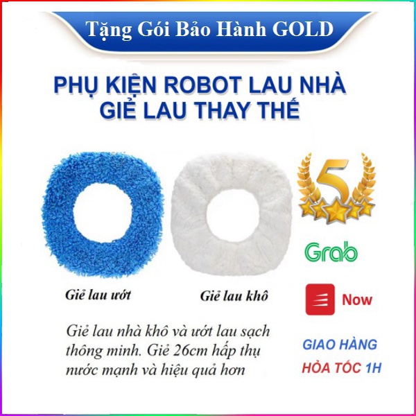 Phụ kiện Robot lau nhà JG-A8 - giẻ lau thay thế