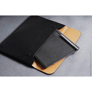 Bao da cao cấp cho Macbook Tommy Town đen