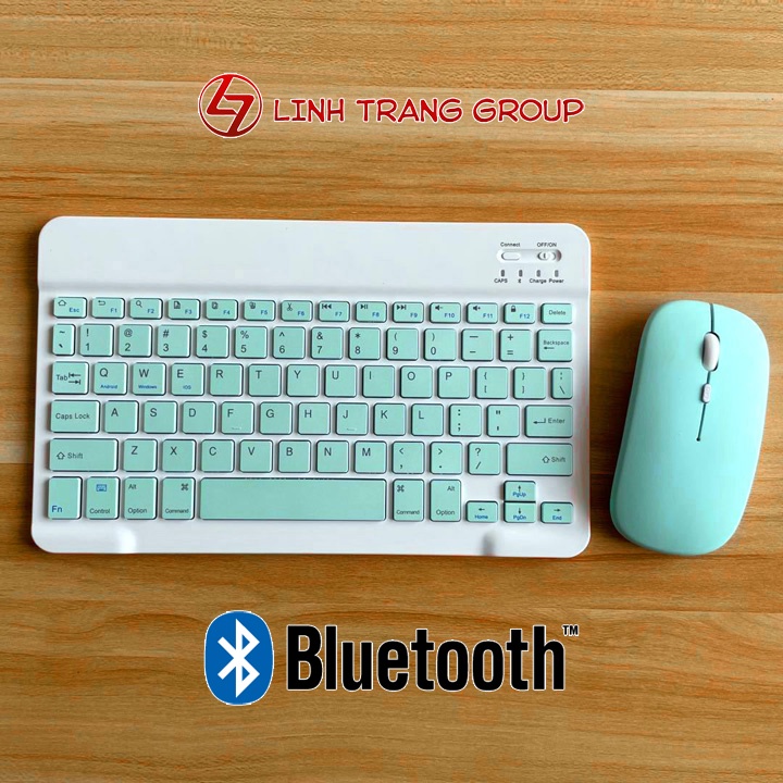 Bàn phím, chuột bluetooth nhỏ gọn dùng pin sạc dành cho ĐT, MTB - PC43 | BigBuy360 - bigbuy360.vn