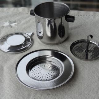 Phin cà phê inox đế rời