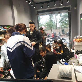 Giày Thể Thao Sneaker prophere nâu hồng . .