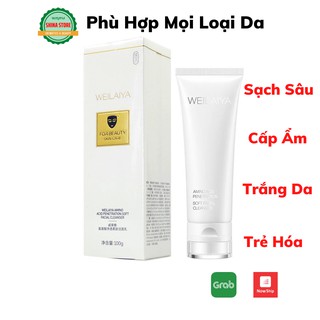 [Hàng chính hãng] Sữa Rửa Mặt Weilaiya Dành Cho Da Mụn, Da Dầu,Da Hỗn Hợp, Da Nhạy Cảm,Giúp Da Sạch Sâu Mềm Mịn