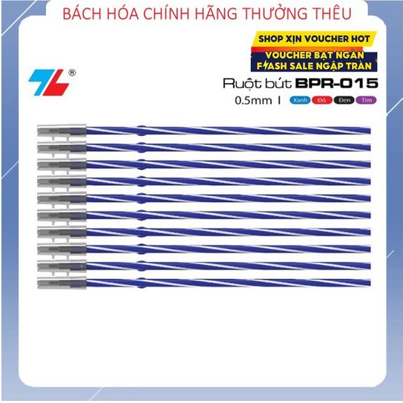 Vỉ 10 chiếc ruột bút bi 027