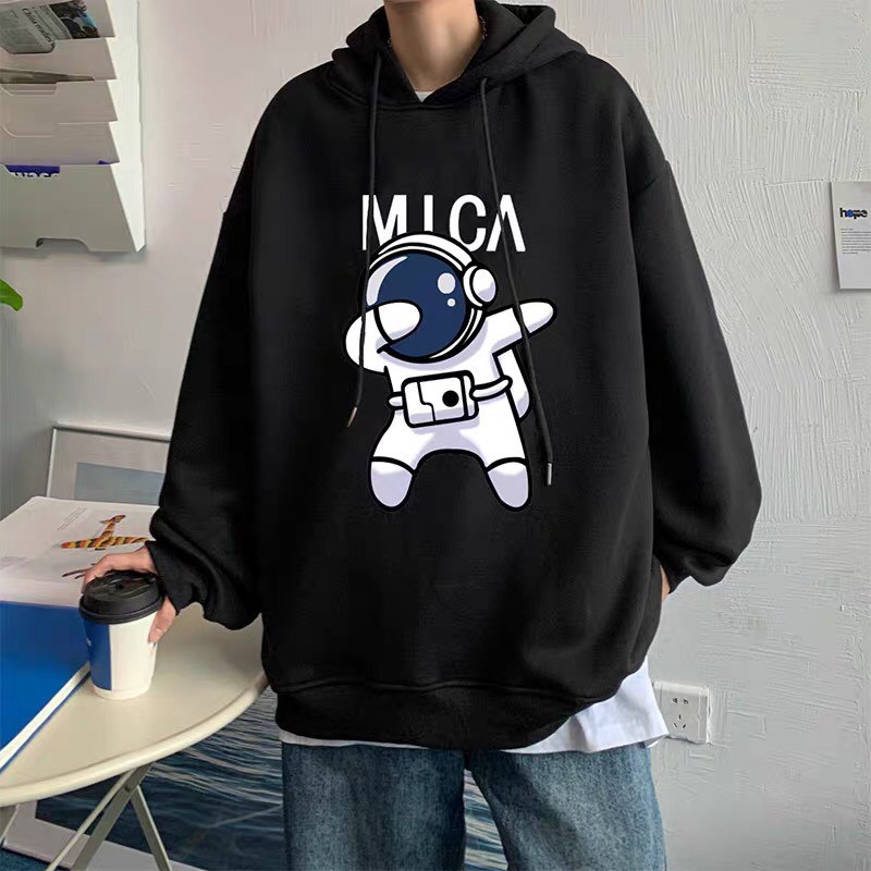 Áo Hoodie Phi Hành Gia MICA nỉ bông , mẫu áo unisex cực hot