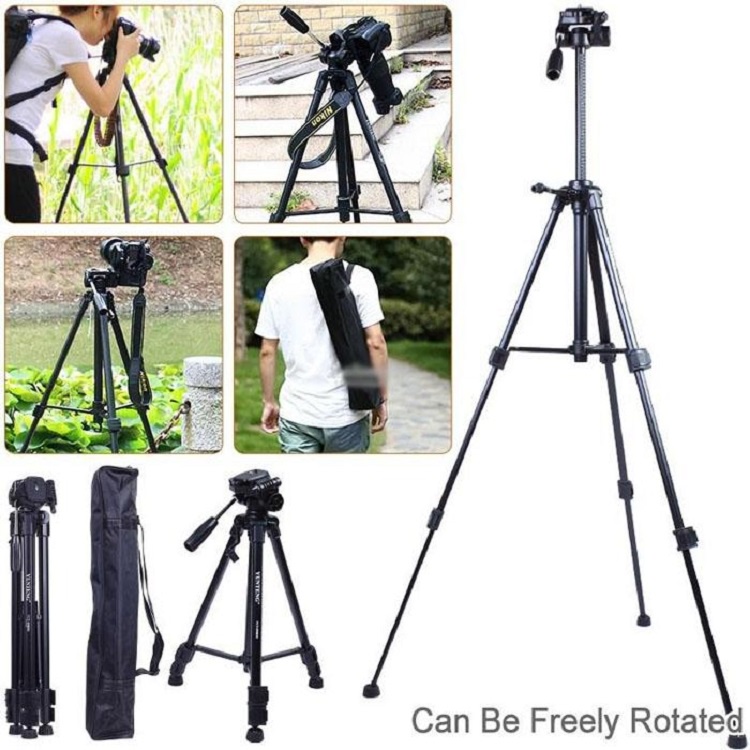Tripod 3 Chân Điện Thoại - Chân Đế Máy Ảnh, Điện Thoại Yunteng VCT 5208 - Có Remote Bluetooth Điều Khiển Chụp Từ Xa
