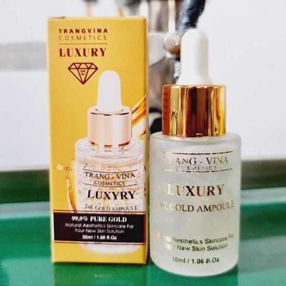 Serum TRANG VINA Cosmetics Luxury - 24k Gold Ampoule  - Wanbishop86