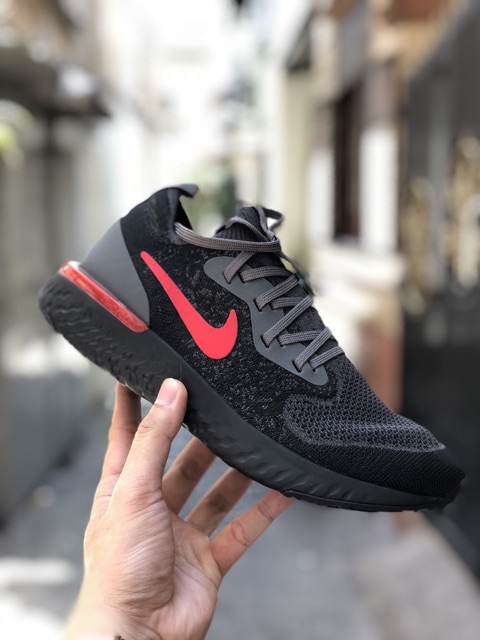 Giày Epic React Flyknit đen cao cấp nhẹ êm