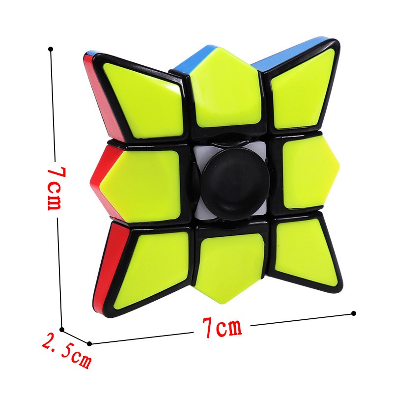 Rubik Spinner Con Quay Biến Thể Windmill Fidget Spinner 1x3x3 Rubic Mẫu Hộp Mới NEW 2021