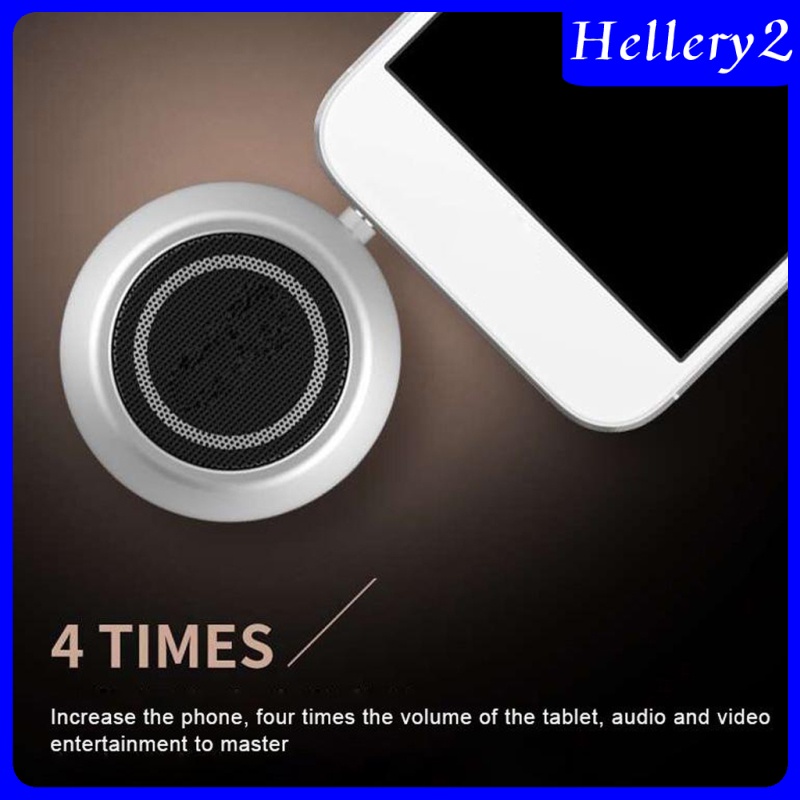 [HELLERY2] Mini Speaker 3.5mm Jack AUX Music Audio Player for Phone Notebook Rose Gold