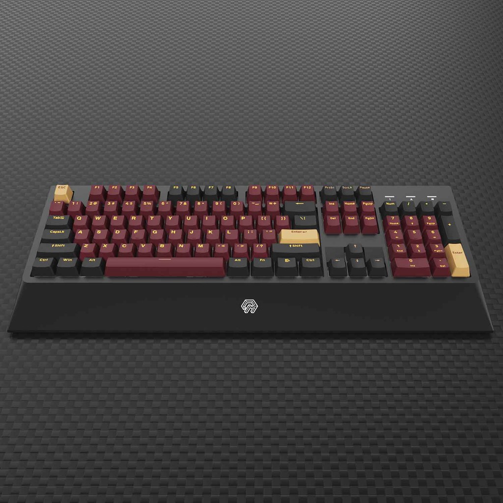 Bàn phím cơ Mojike GK1 Black Red (AKKO sw v2 / LED trắng)