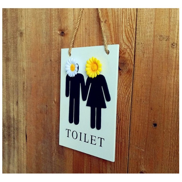 Bảng Treo Toilet Nam Nữ