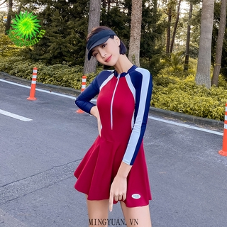 Bộ đồ bơi tay dài thời trang quyến rũ cho nữ