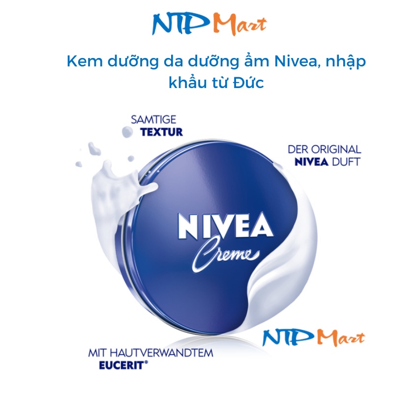 Kem dưỡng da dưỡng ẩm Nivea nhập khẩu Đức dung tích 75ml, 150ml