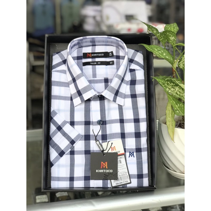 [ MẪU MỚI ] Áo Somi ngắn tay lai bằng Khatoco chính hãng mã 116