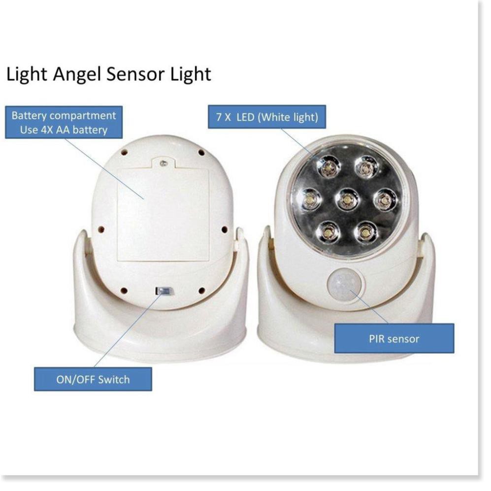 Đèn Chiếu Sáng Light Angel Cảm Ứng Hồng Ngoại Thông Minh 3802