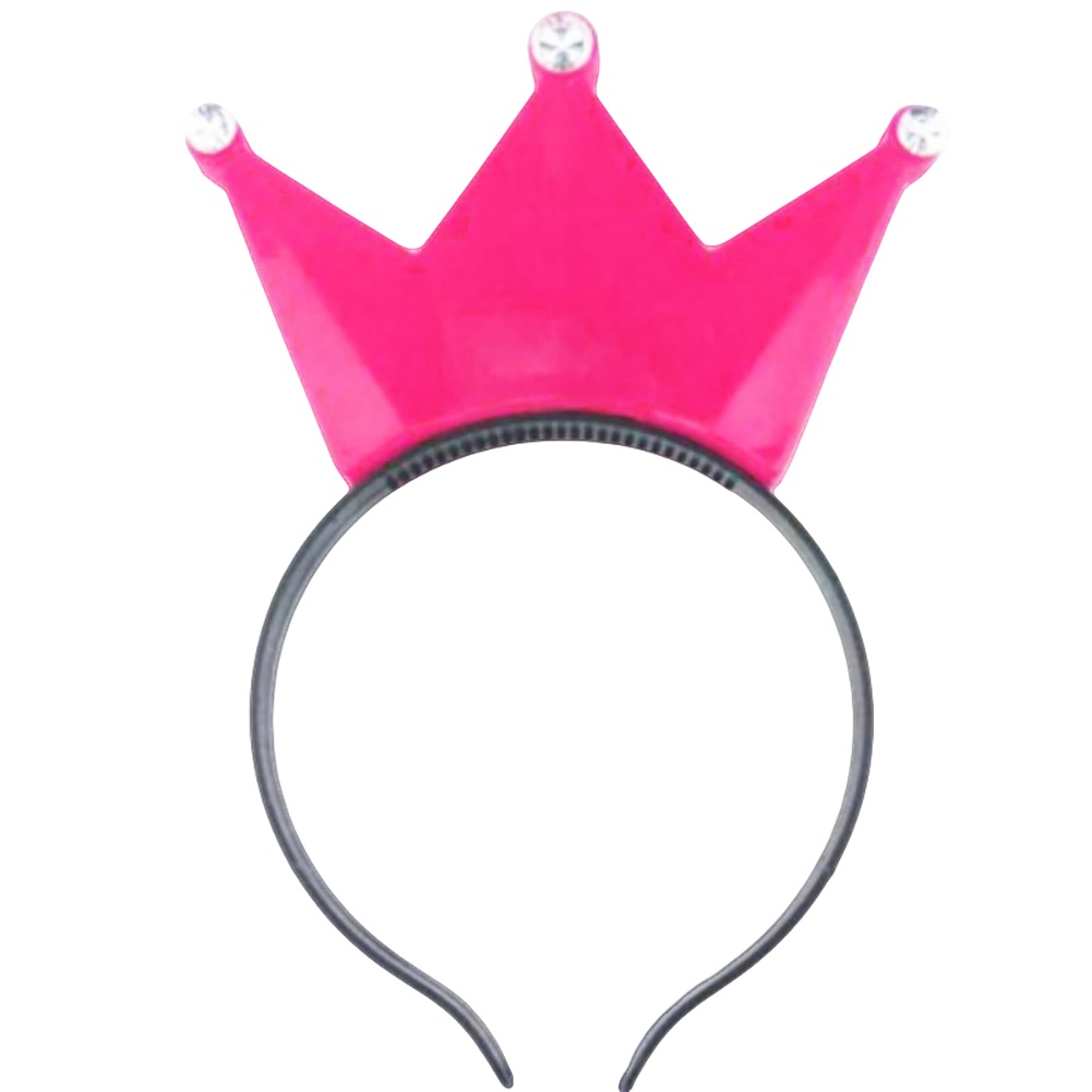 Gmz- Cài Tóc Hình Vương Miện Công Chúa Có Đèn LED Phát Sáng Dành Cho Tiệc Tùng