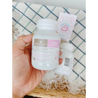 [Có Tem Chemist] DHA Bầu Bioisland 60 viên cho phụ nữ chuẩn bị mang thai, mẹ bầu và sau sinh (Date 2023) - Xuất xứ Úc