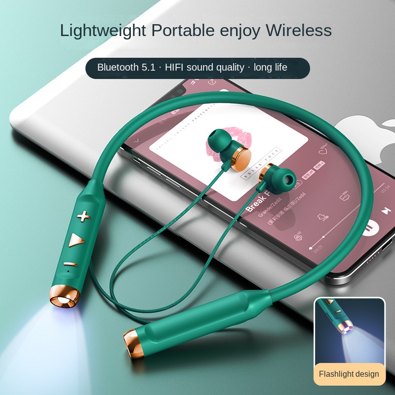 Tai Nghe Đeo Cổ Bluetooth Không Dây TZUZL Tích Hợp MIC Kiểu Dáng Thể Thao