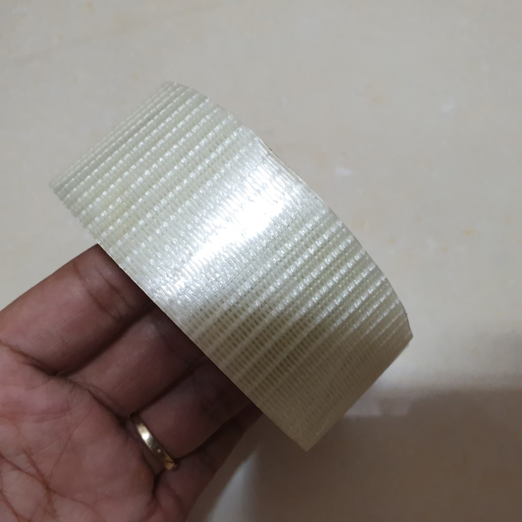 Băng keo sợi thủy tinh caro bề rộng 2.5/3/4cm dài 20m