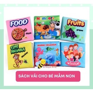 Sách Vải Cho Bé Kích Thích Thị Giác Với Nhiều Chủ Đề Bằng Tiếng Anh Giúp Bé Vừa Học Vừa Chơi HAPPY KIDS247