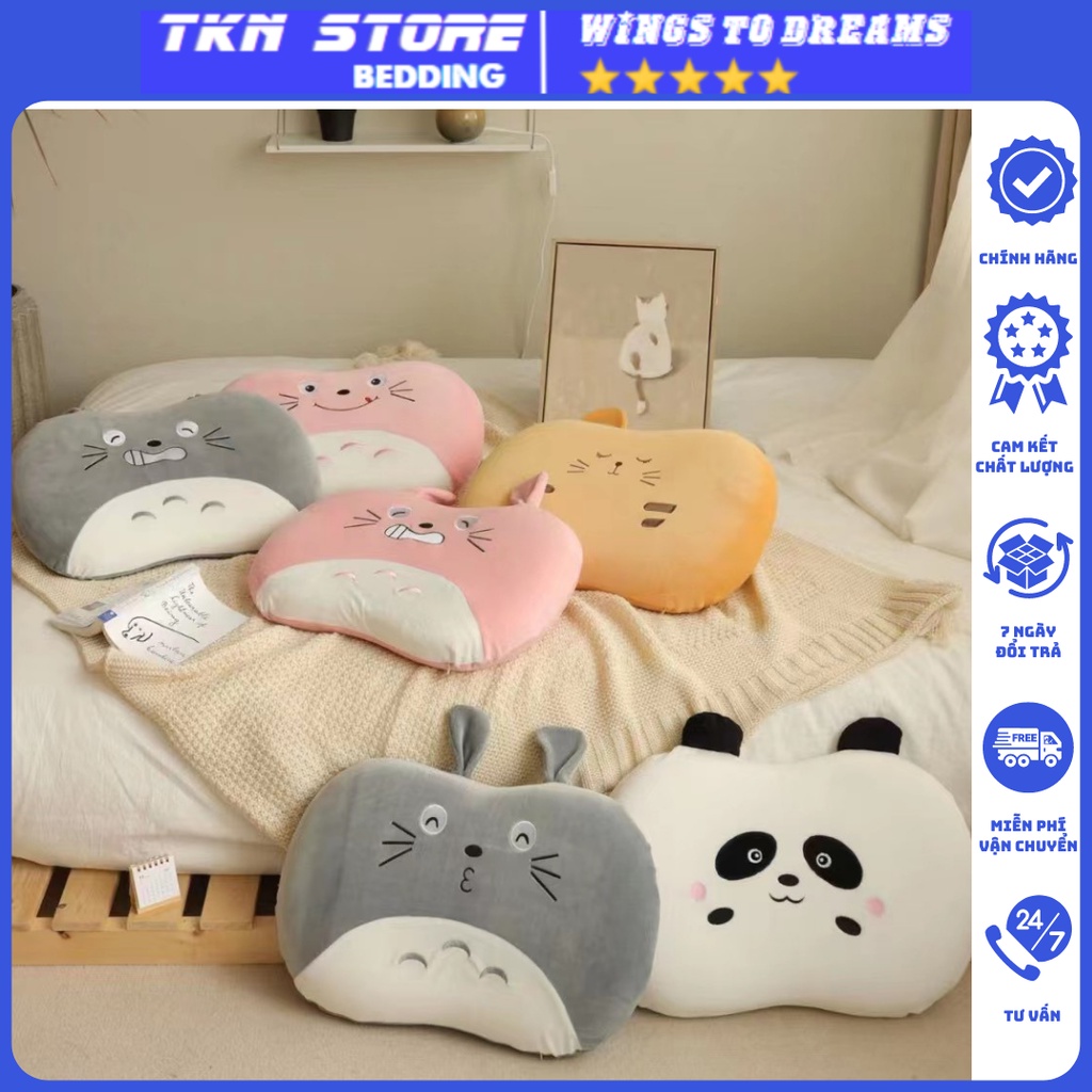 Gối cao su non cho bé kích thước 35x55cm , Gối cao su cho bé 3 - 10 tuổi hàng cao cấp nhập khẩu mẫu mới 2022