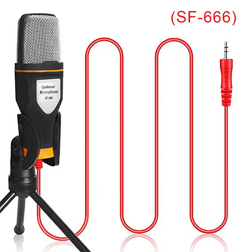 Bộ ngưng tụ Micrô 3,5 mm Cắm Stereo MIC Chân máy tính để bàn để ghi âm Podcast trò chơi video trên YouTube