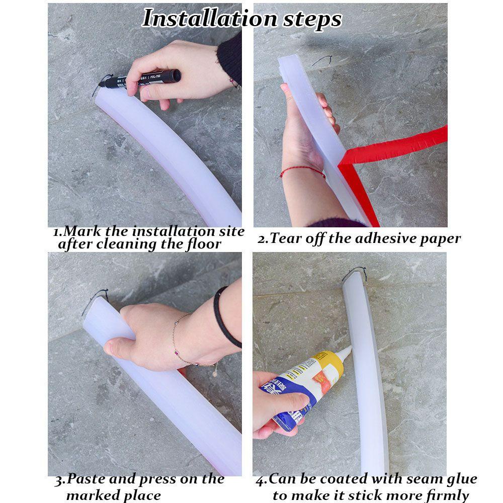 CONOPERY Dải Chặn Nước Bằng Silicone Chống Trượt Có Thể Uốn Cong Tiện Dụng