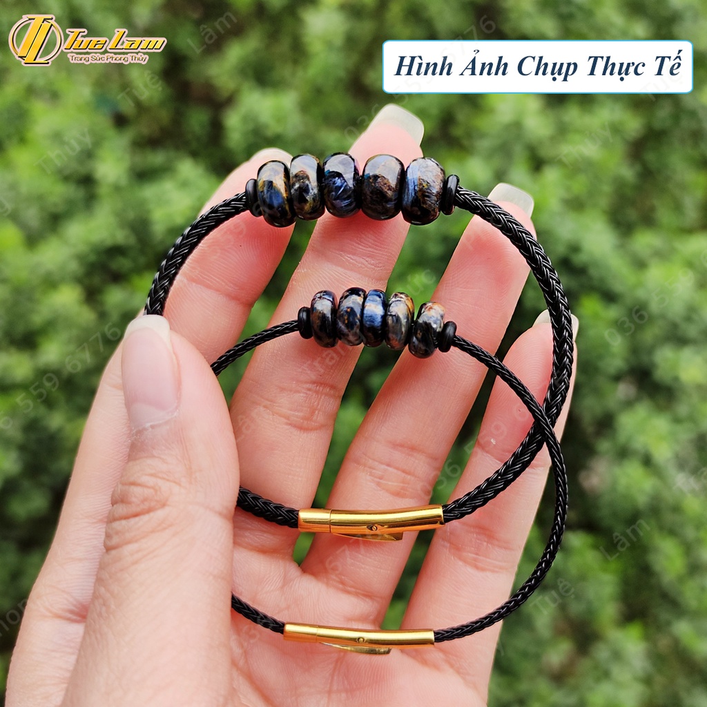 Vòng tay ngũ điếu tài lộc màu vân mây giông bão mang lại may mắn - Tuệ Lâm