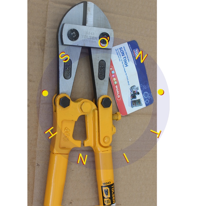 TOLSEN Kềm Kìm Cộng Lực Kéo Cắt Sắt 18inch 45cm Bolt Cutter 10243