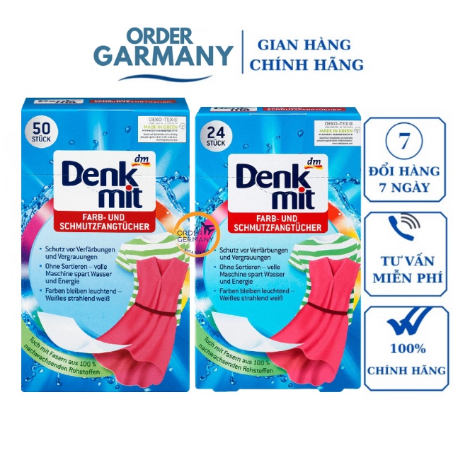 Giấy Hút Chống Phai Màu Quần Áo Denkmit Đức