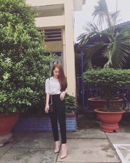 Quần Baggy Tây lưng thun