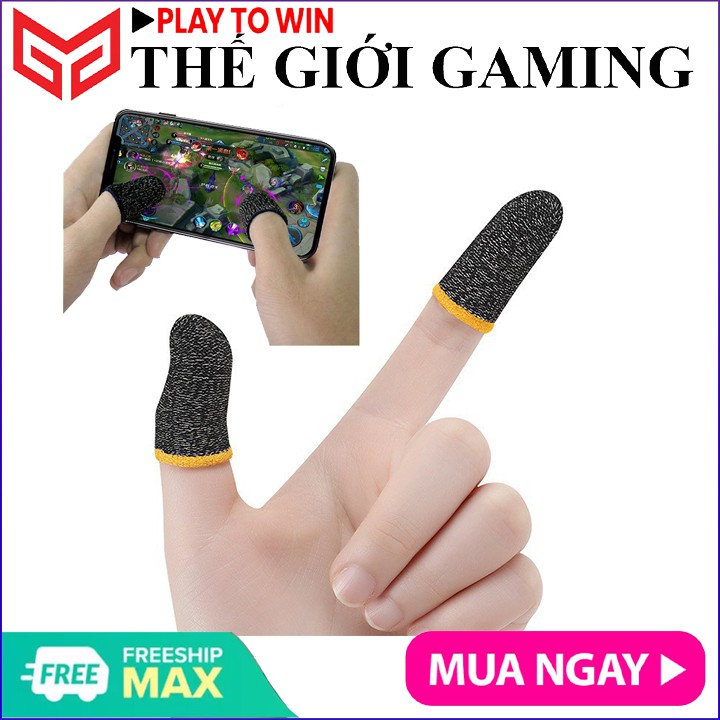 [ MUA 5 TẶNG 1 ] Bao tay chơi game, Găng tay chơi FF, PUBG, Liên quân Mobile chuyên nghiệp, chống ra mồ hôi tay, tăng độ