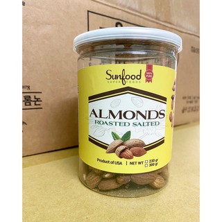 HẠNH NHÂN RANG MUỐI / TẨM MẬT ONG HŨ 230G