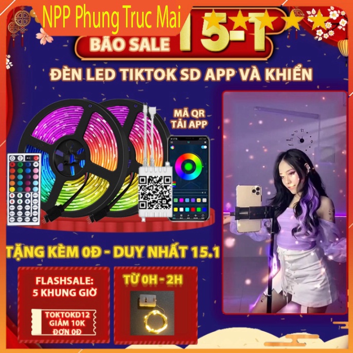 Đèn Led TikTok quay TikTok, đèn màu trang trí video clip hỗ trợ các Tiktoker đại triệu views