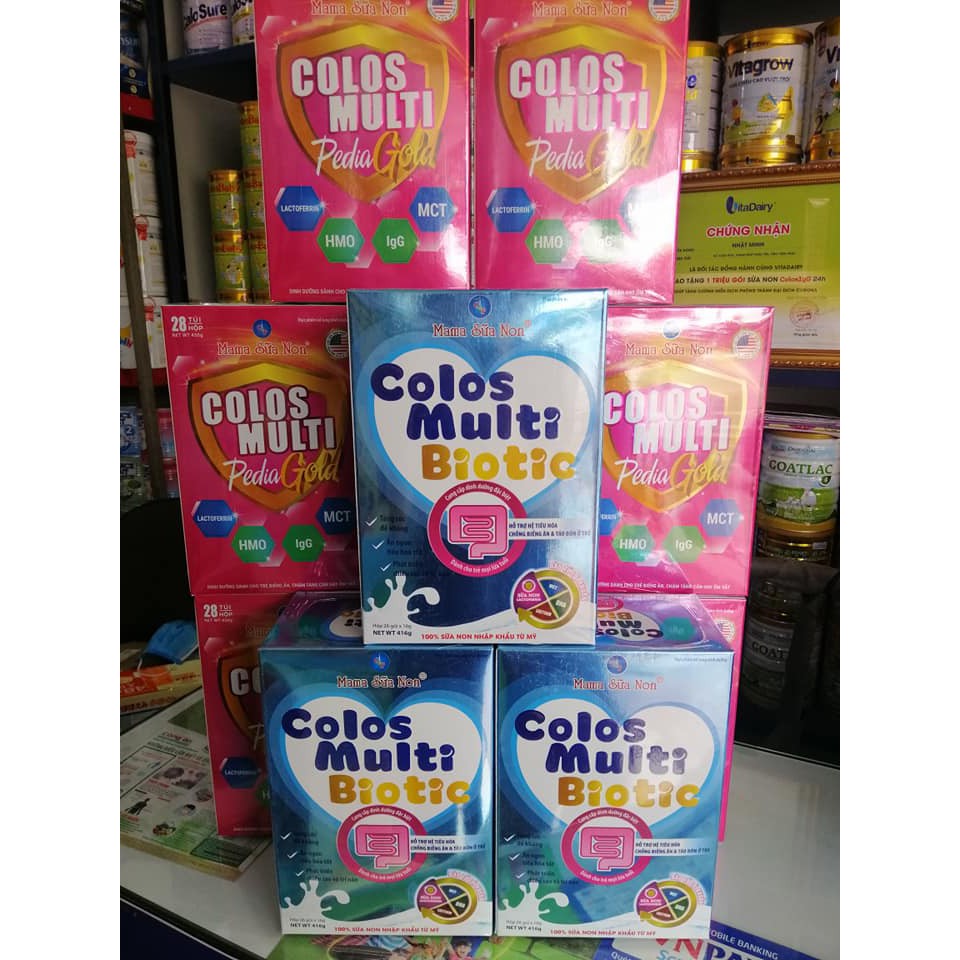 Mama Sữa Non Colos Multi Biotic & Colos Multi Pedia Gold