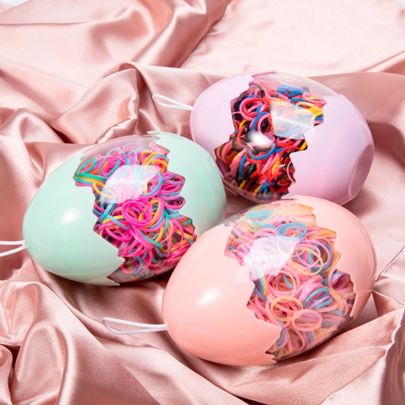 Dây Buộc Tóc Cao Su Mini Co Giãn Nhiều Màu Sắc Dùng Một Lần