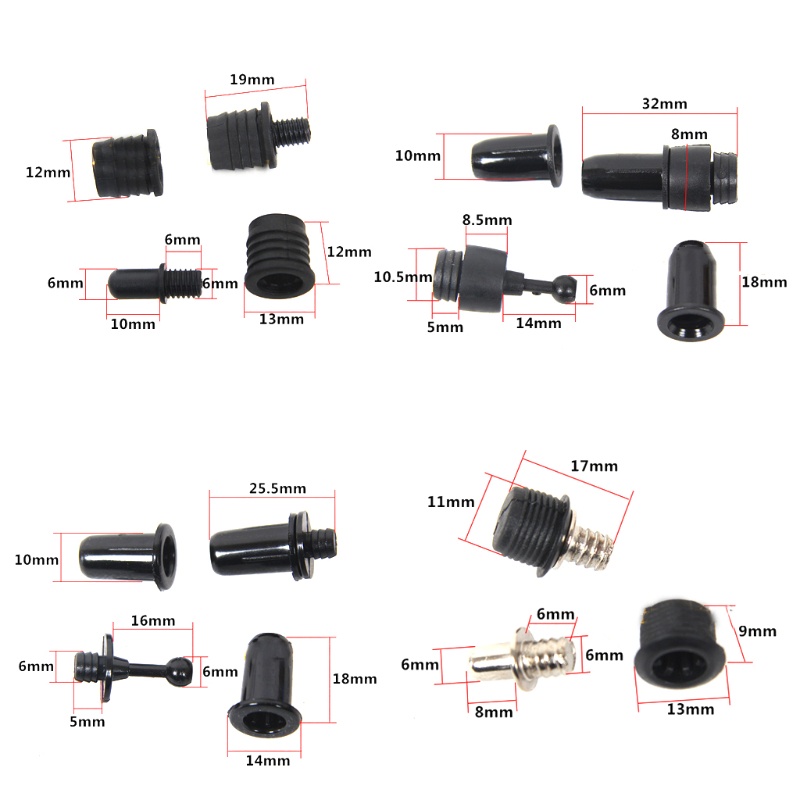 Set 10 cặp chốt nhựa hình tròn dùng để tự cố định loa