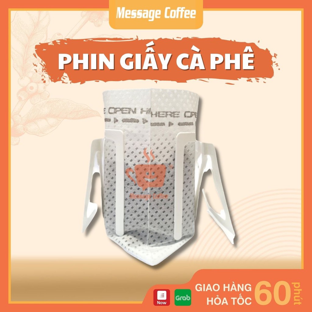 Combo 50 Phin giấy pha cà phê tiện lợi mang đi du lịch, phin pha cafe bằng giấy